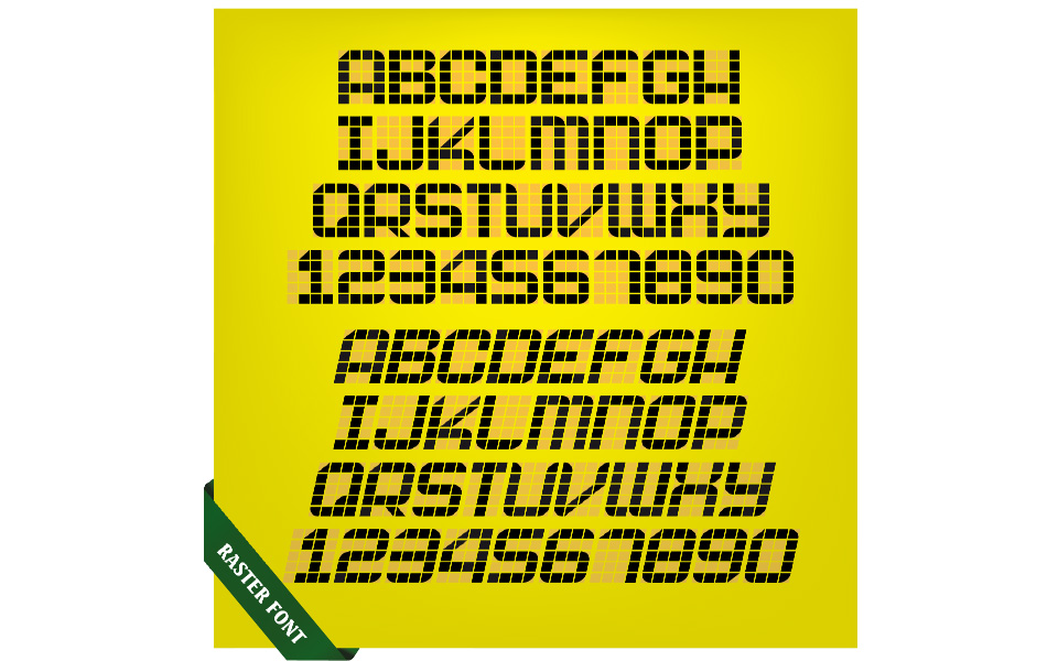 Raster Font